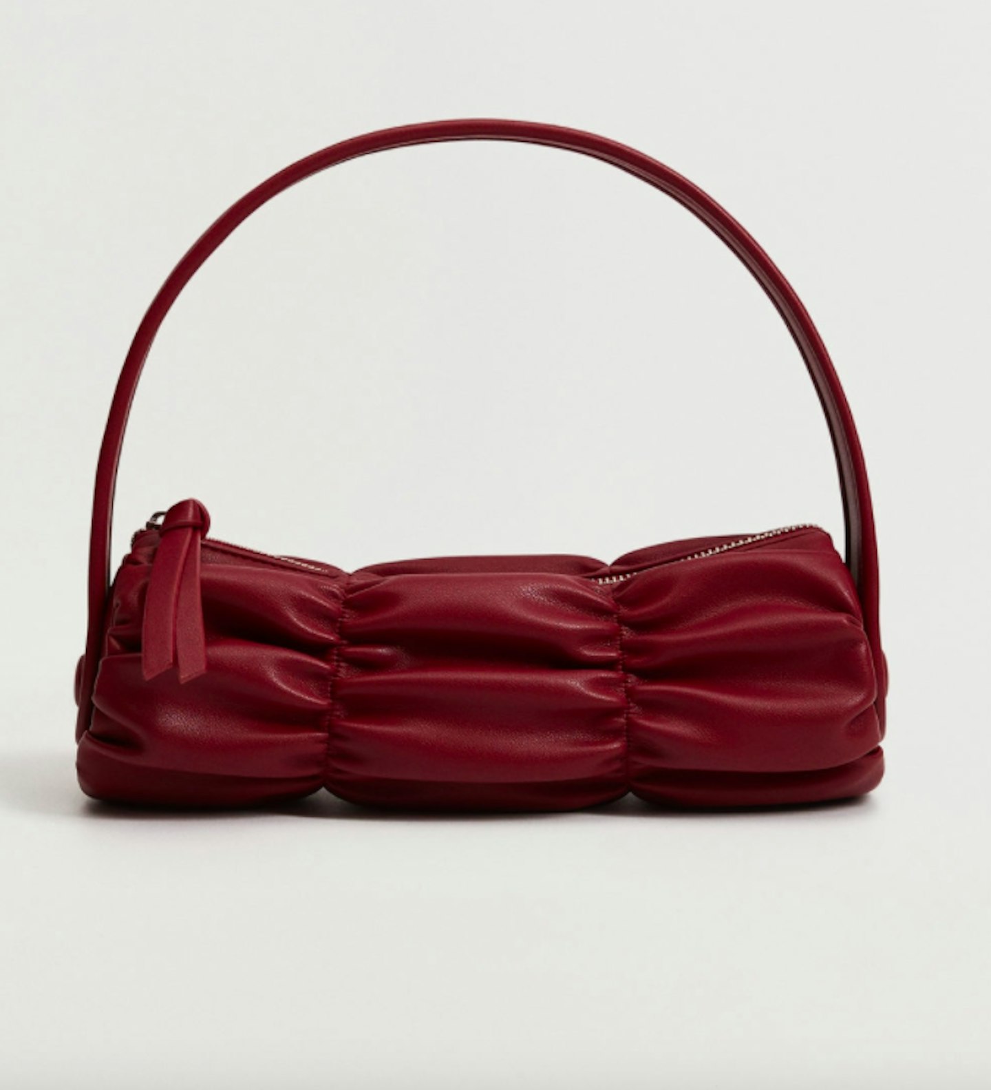 Mango pleats baguette hotsell bag